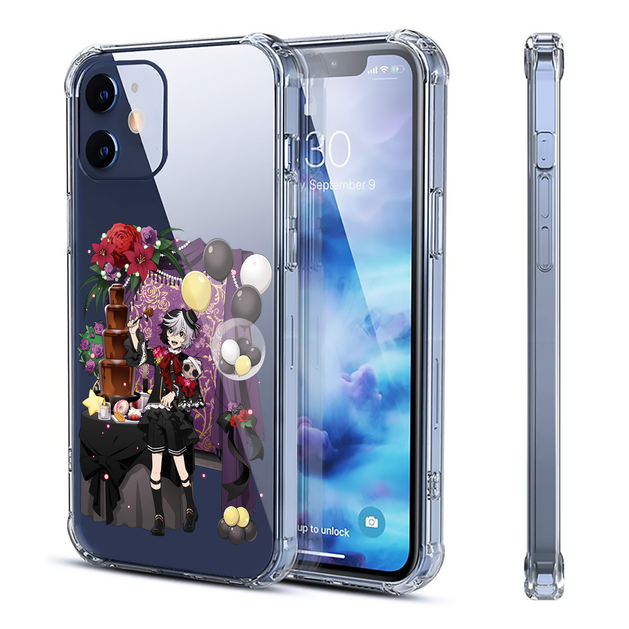 （画像用） 文豪ストレイドッグス Bungo Stray Dogs 【iPhone 12シリーズ対応】透明スマホケース（クリアソフトケース）